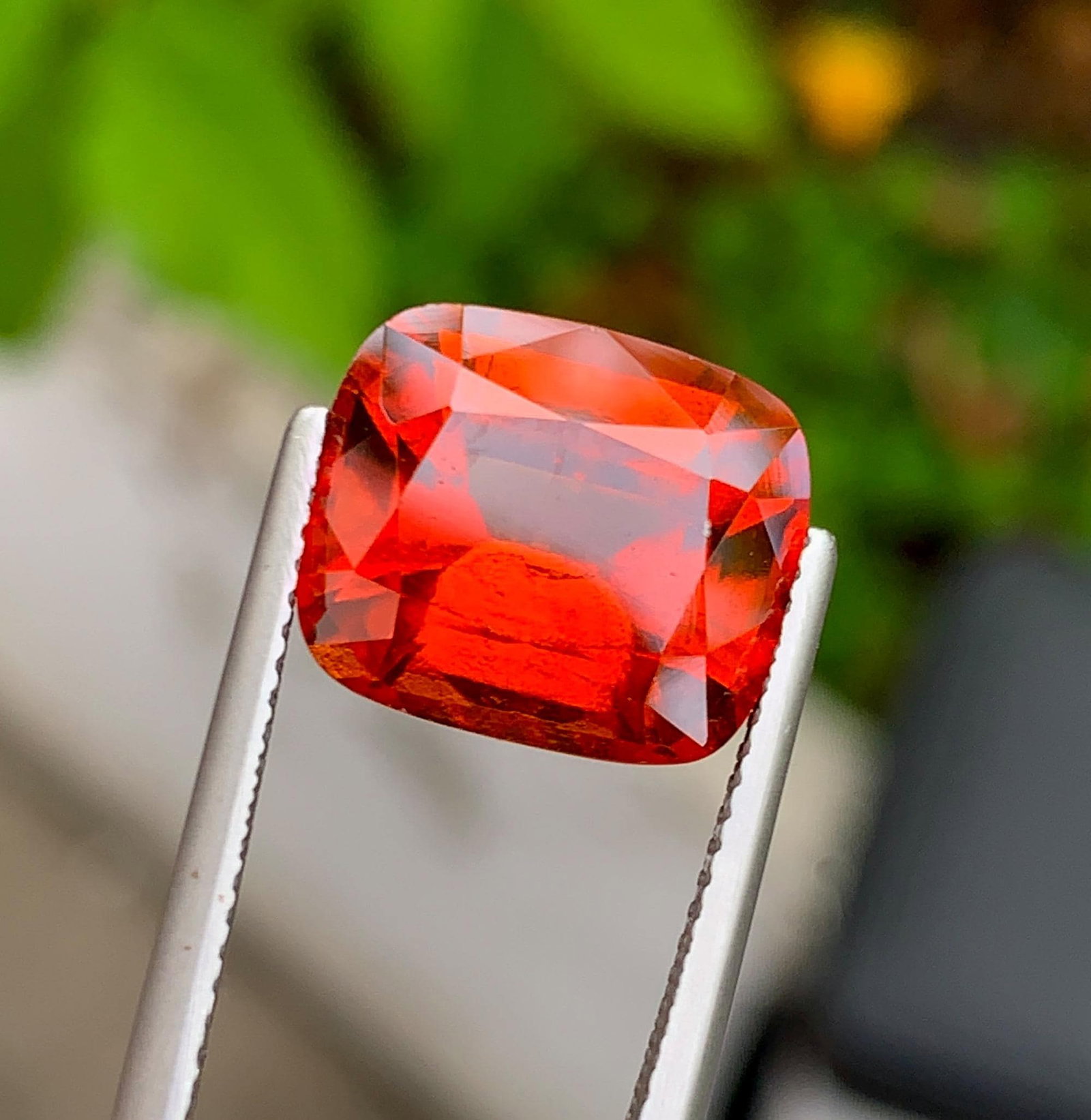 Natural Reddish Orange Grossular Garnet 8.79 Carat - Loose Garnet Gemstone for Ring Pendant Jewelry - 2