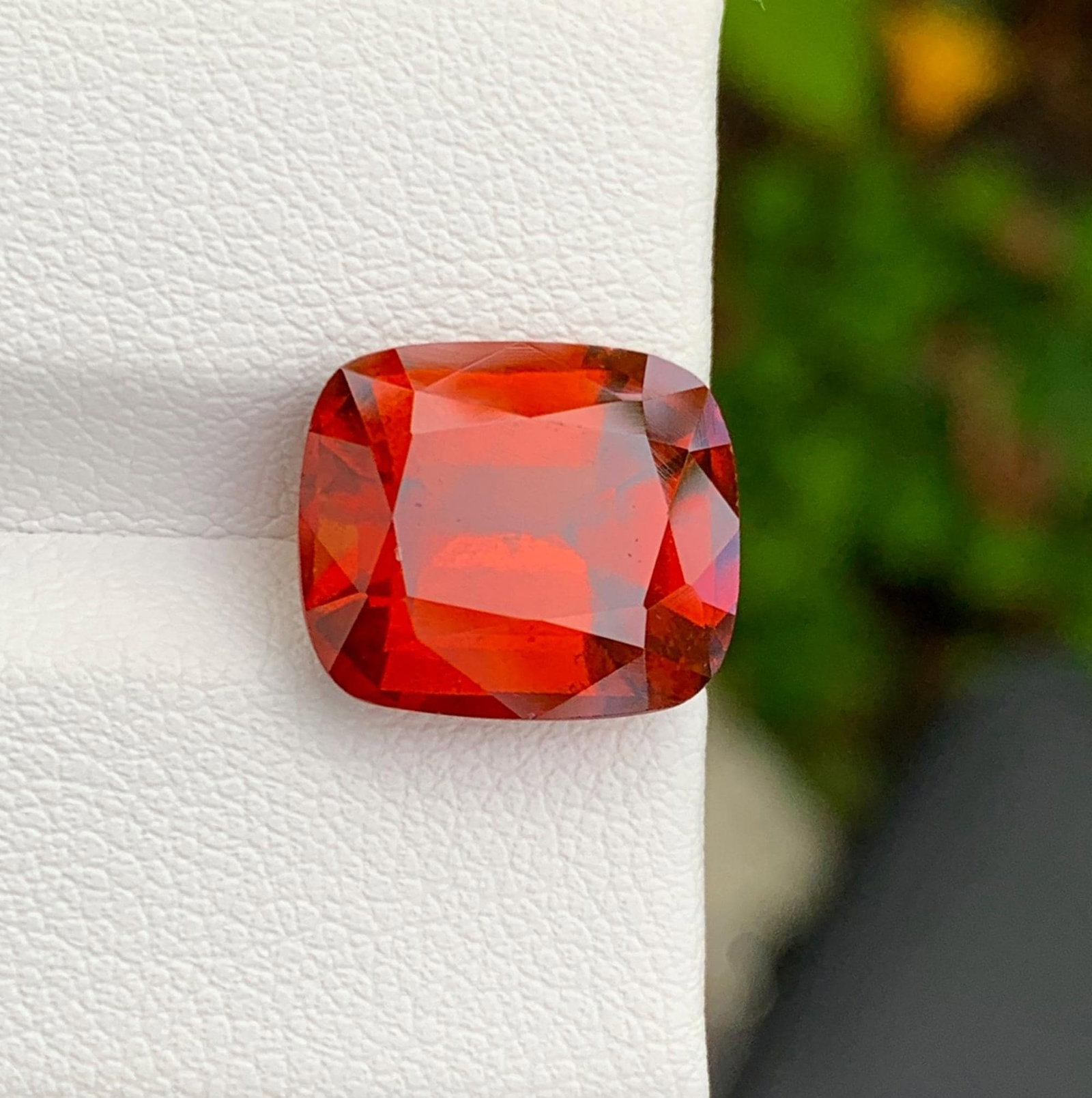Natural Reddish Orange Grossular Garnet 8.79 Carat - Loose Garnet Gemstone for Ring Pendant Jewelry - 5