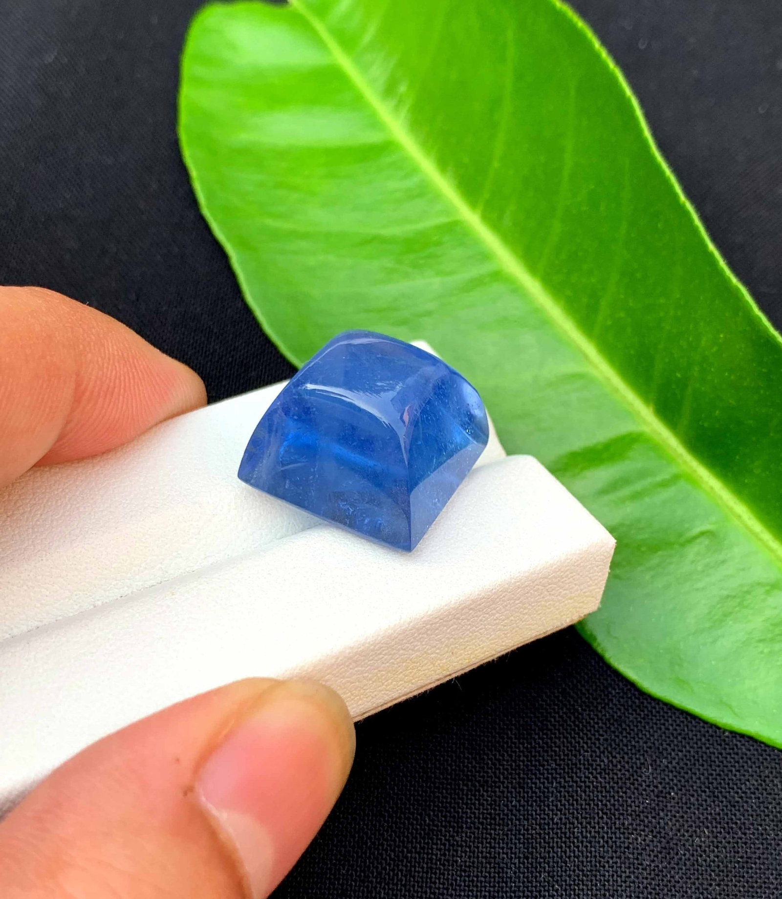 Mariner Blue Aquamarine Cabochon: 35.35 Carat March Birthstone: Highlights Supplies for making crafts Materials: Gemstone: Aquamarine Carat weight: 35.35 Natural Aquamarine Cabochon, Beautiful Mariner Blue Color Sugarloaf Cabochon For Necklace, March Birthstone