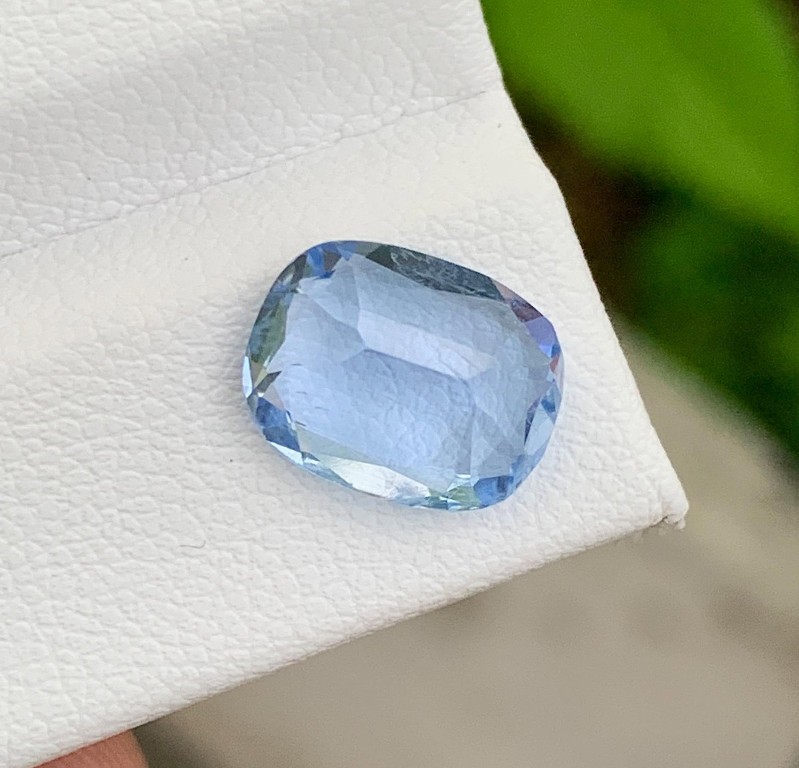 Santa Maria Aquamarine Gemstone: 3.29 Ct Cushion Cut Madagascar Beryl for Jewelry Making - 2