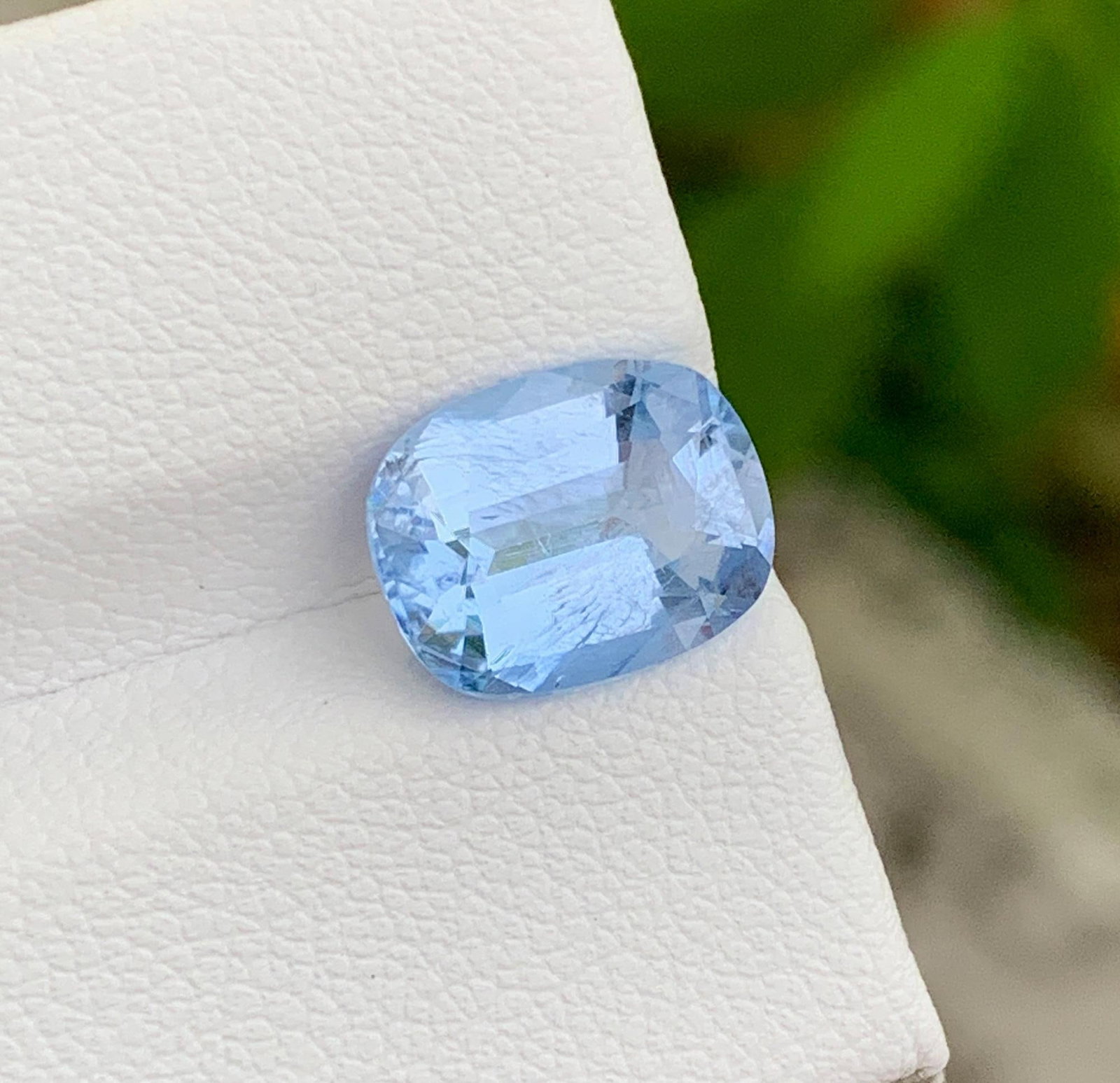 Santa Maria Aquamarine Gemstone: 3.29 Ct Cushion Cut Madagascar Beryl for Jewelry Making - 4