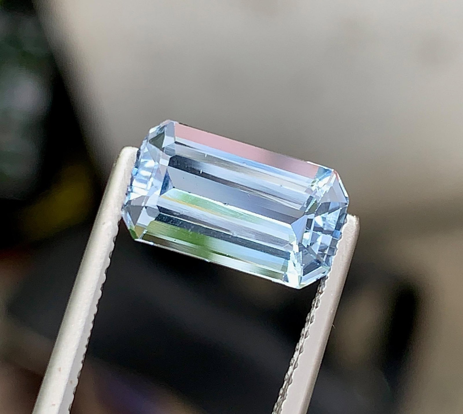 Santa Maria Aquamarine Gemstone: 2.66 Ct Emerald Cut Madagascar Beryl for Jewelry Making - 3
