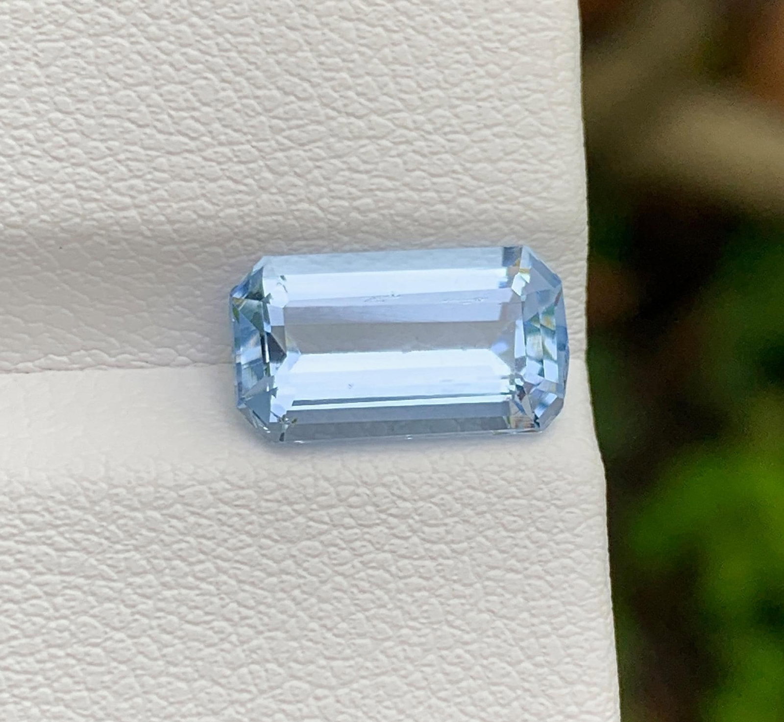 Santa Maria Aquamarine Gemstone: 2.66 Ct Emerald Cut Madagascar Beryl for Jewelry Making - 6