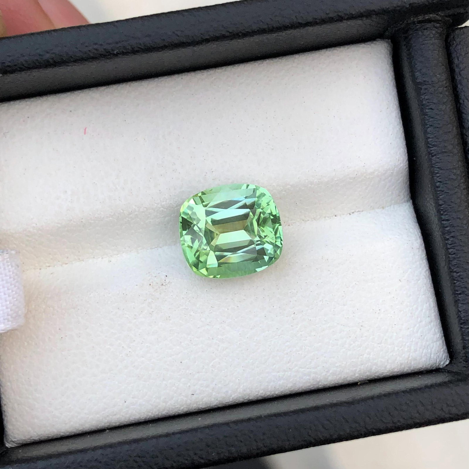 4.275 CT Faceted Mint Green Tourmaline Gemstone: October Birthstone - 2