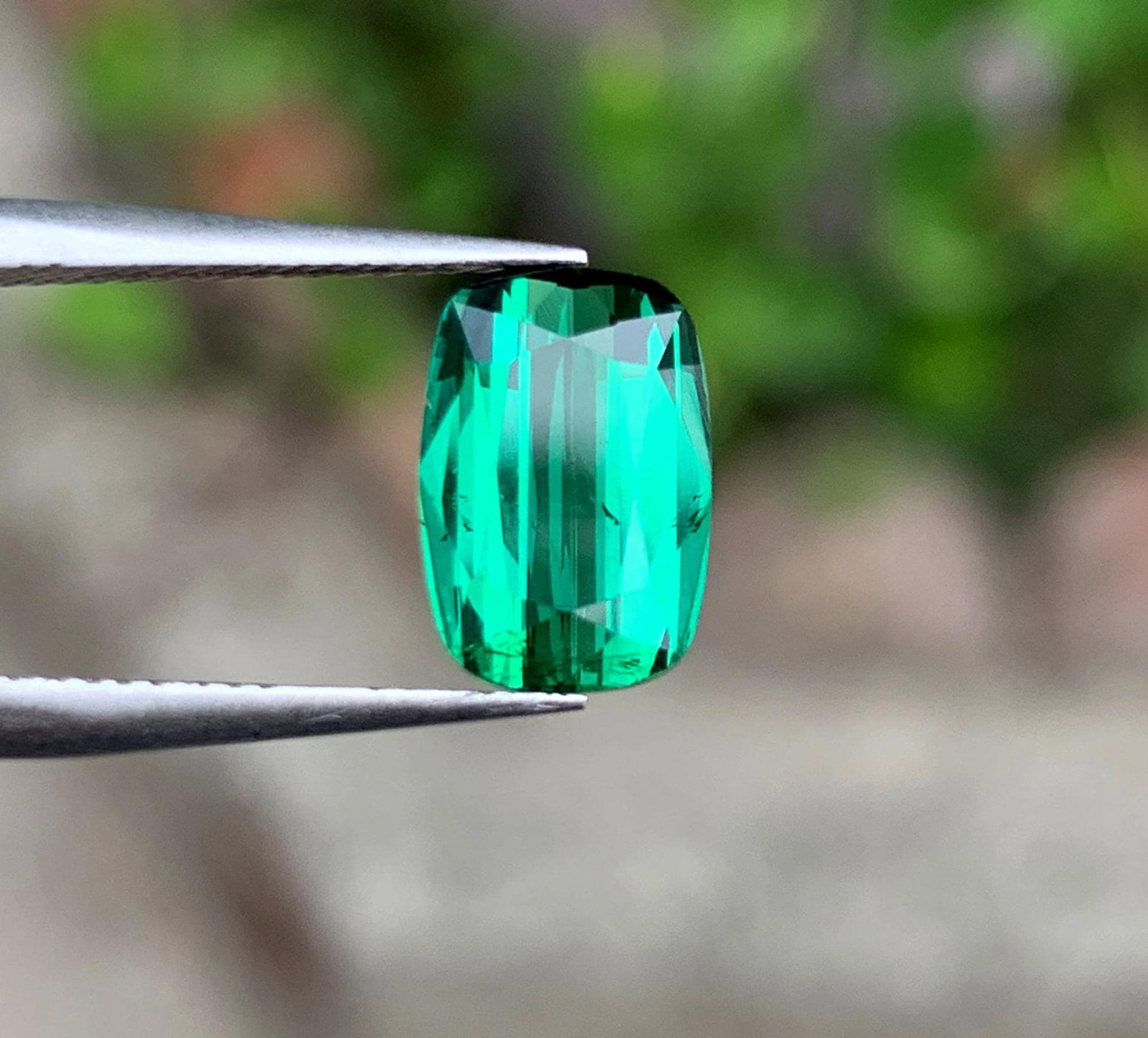 Fountain Blue Tourmaline Gemstone: Natural October Birthstone, Afghanistan (2.13 CT): Highlights Supplies for making crafts Materials: Gemstone: Tourmaline Carat weight: 2.13 Natural Tourmaline Gemstone, Fountain Blue Color Tourmaline Gemstone, For Jewelry, October Birthstone Weight :