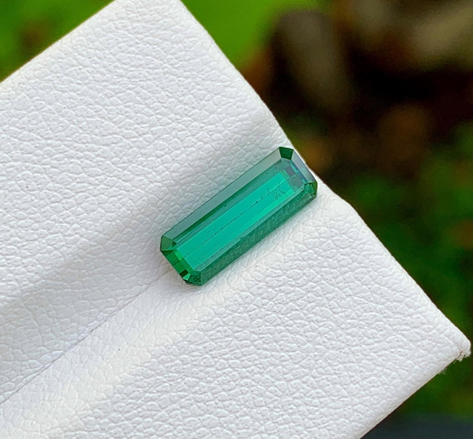 Natural Bluish Green Tourmaline Gemstone 1.70 Carat - Loose Tourmaline for Ring Pendant Jewelry - - 5