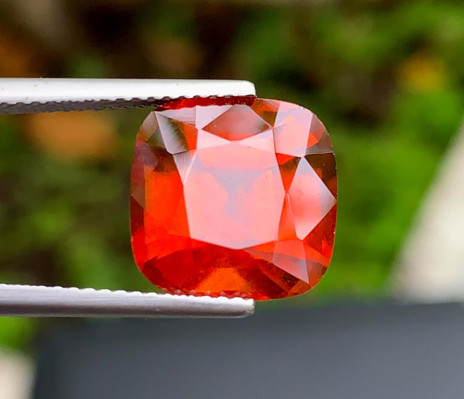 Natural Orange Grossular Garnet 8.26 Carat - Loose Garnet Gemstone for Ring Pendant Jewelry - - 2