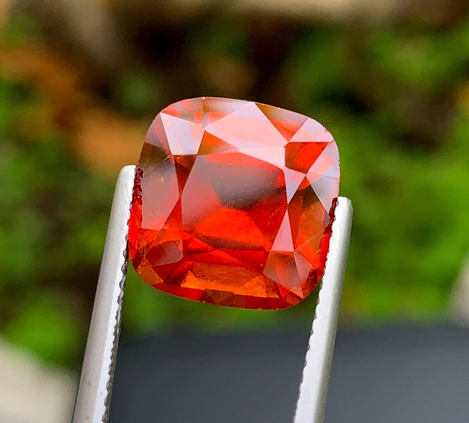 Natural Orange Grossular Garnet 8.26 Carat - Loose Garnet Gemstone for Ring Pendant Jewelry - - 3