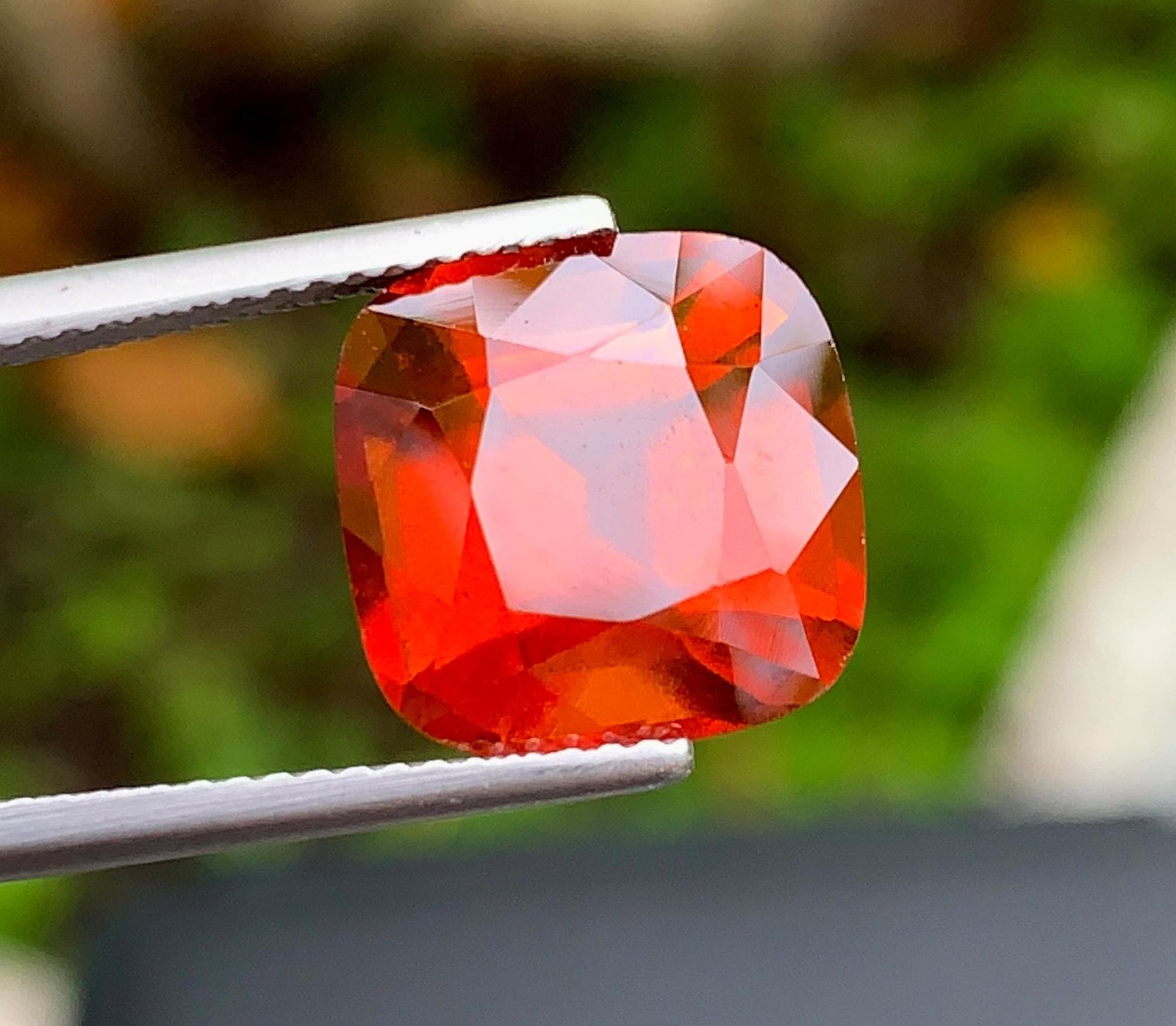 Natural Orange Grossular Garnet 8.26 Carat - Loose Garnet Gemstone for Ring Pendant Jewelry - - 4
