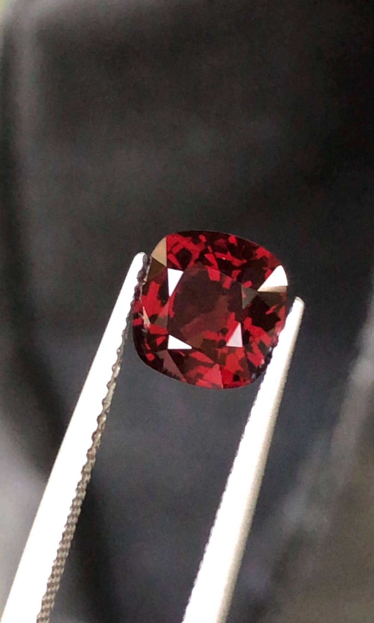 Burma Intense Blood Red Spinel Cushion Cut Gemstone For Wedding Jewelry- 2.00 carat - 6