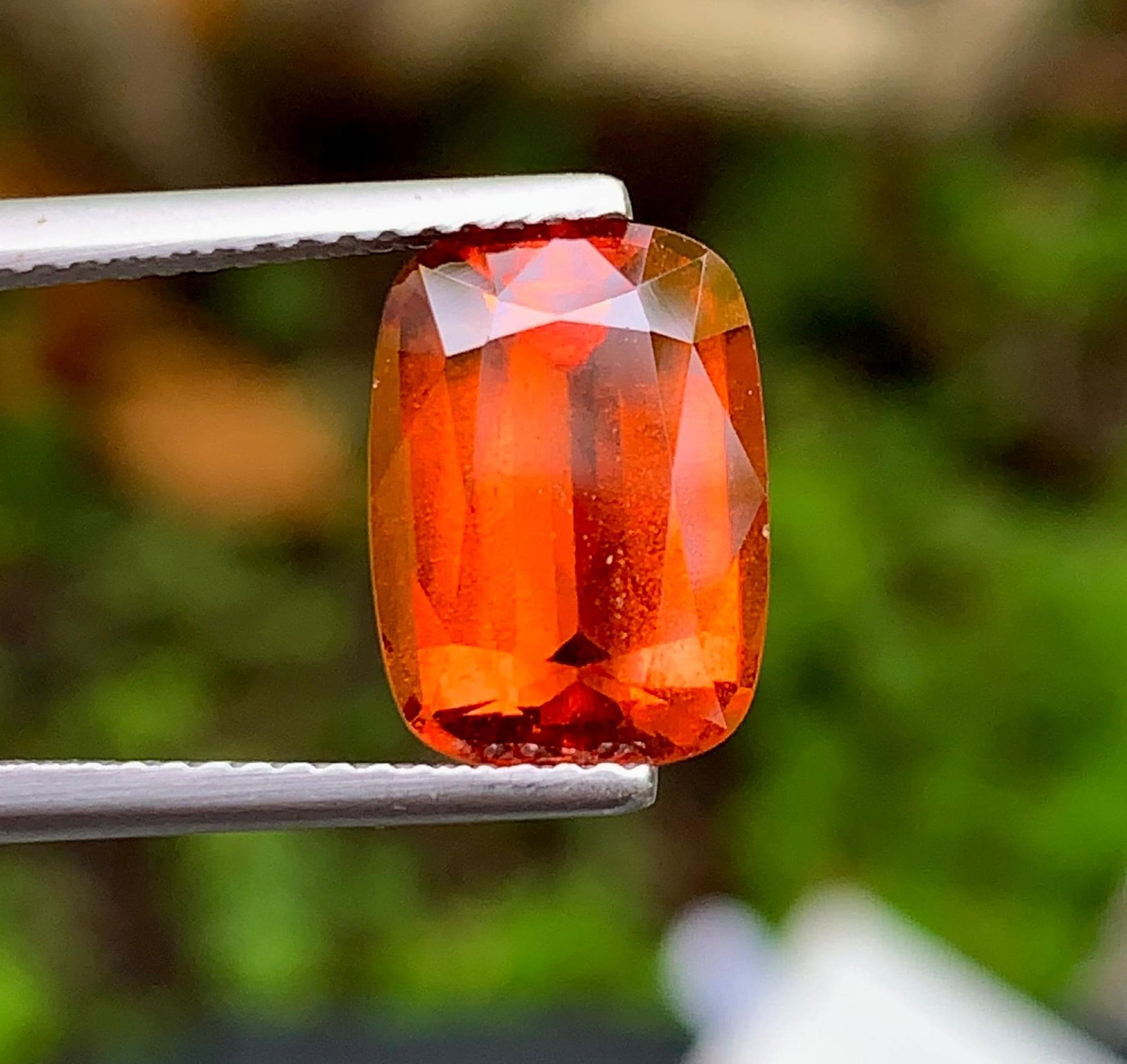 Natural Orange Grossular Garnet 4.84 Carat - Loose Garnet Gemstone for Ring Pendant Jewelry - - 2