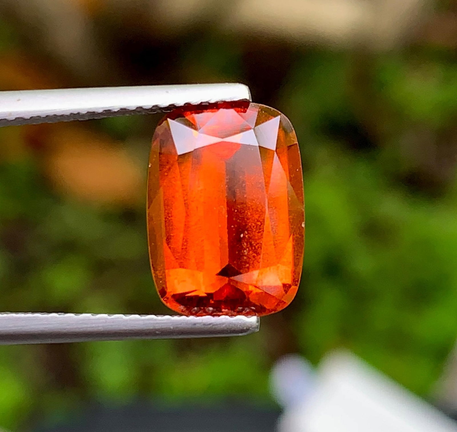 Natural Orange Grossular Garnet 4.84 Carat - Loose Garnet Gemstone for Ring Pendant Jewelry - - 6