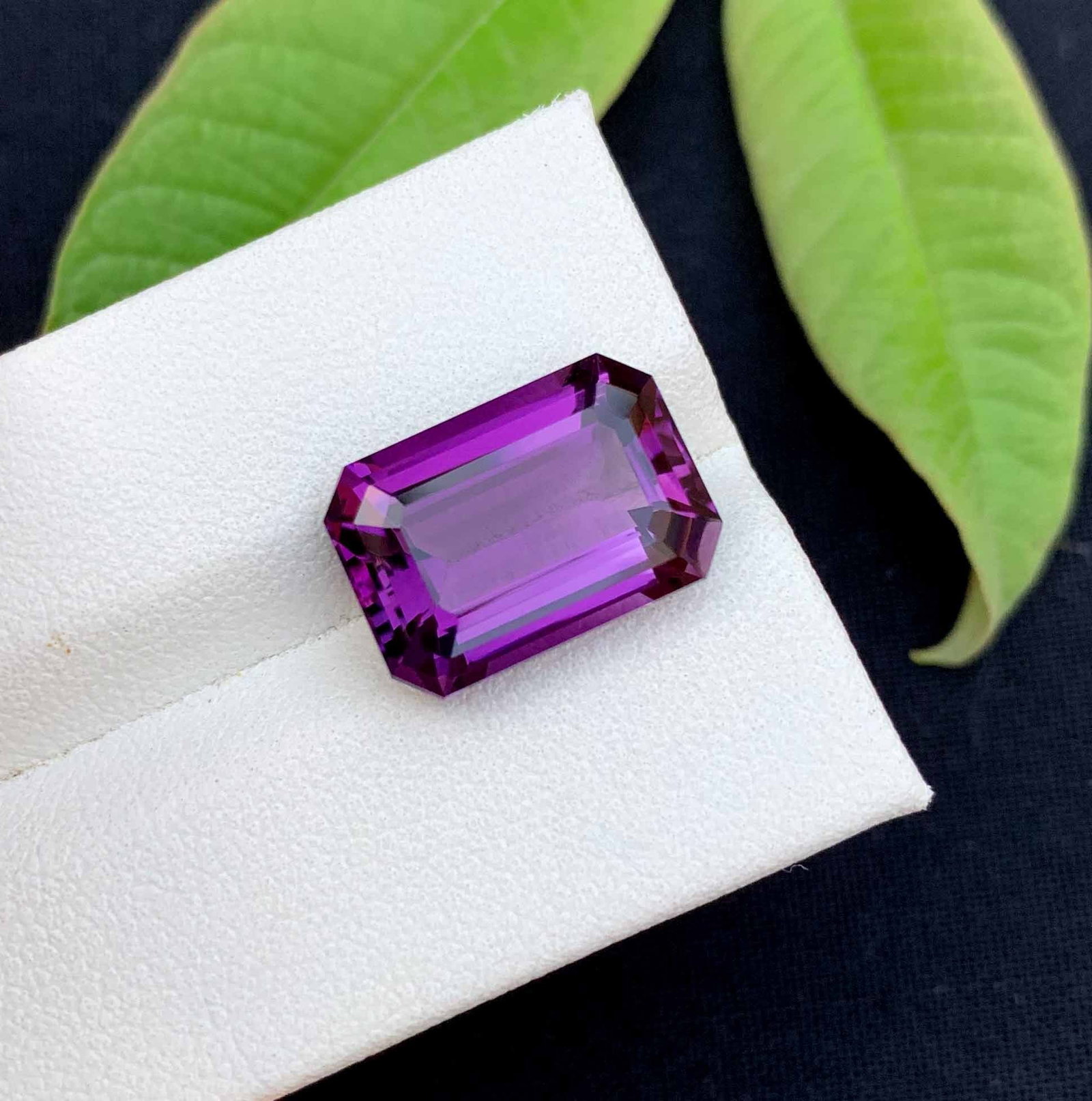 Emerald Cut Amethyst Gemstone: 7.30 Carats, February Birthstone - 4