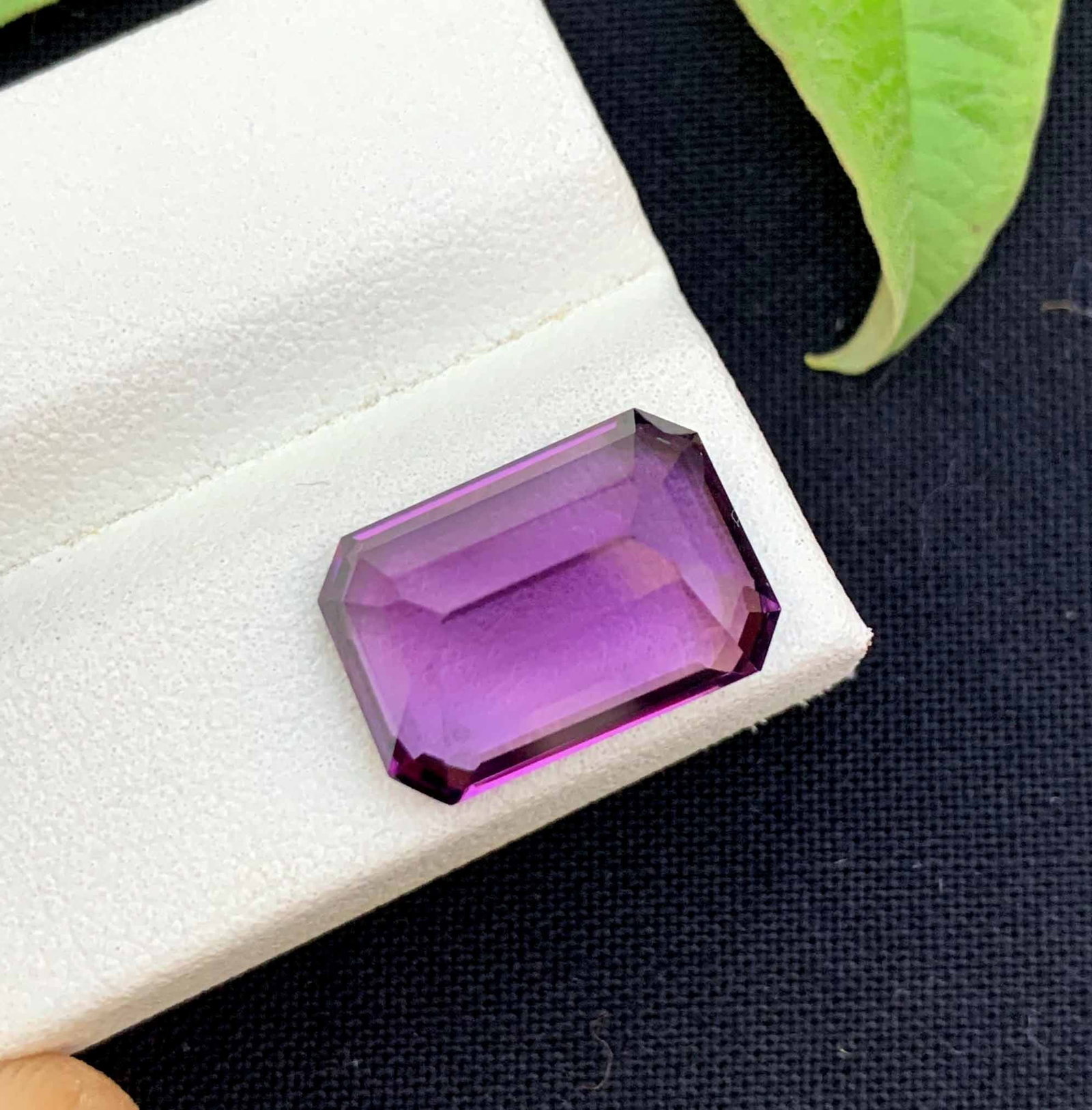 Emerald Cut Amethyst Gemstone: 7.30 Carats, February Birthstone - 5