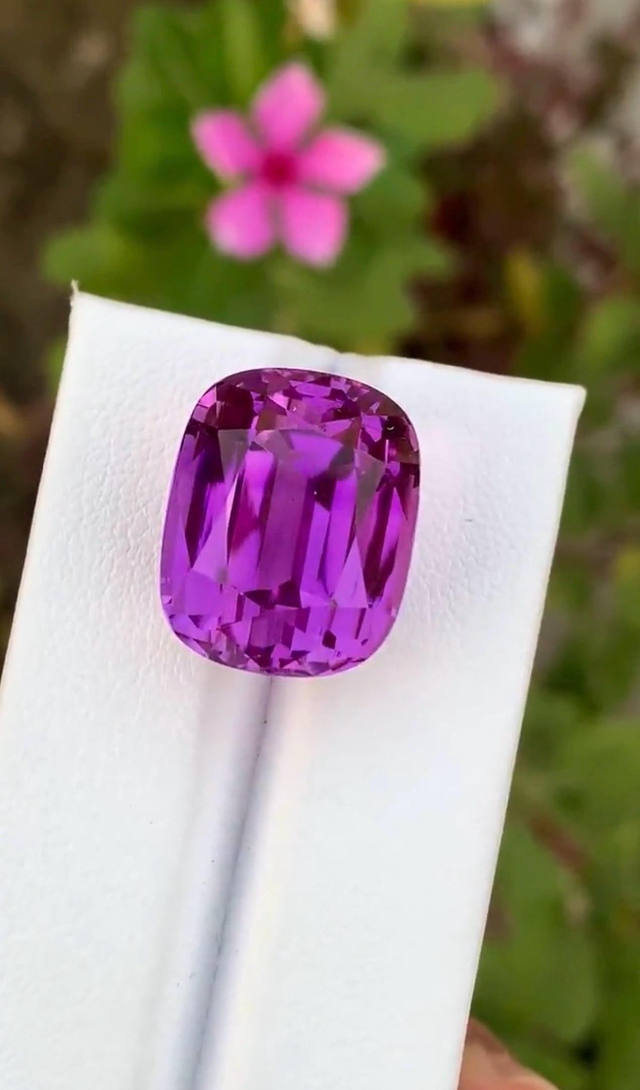 Deep Purplish Pink Top Quality Kunzite Gemstone, Cuhsion Cut 31.2 Carat Afghanistan - 2