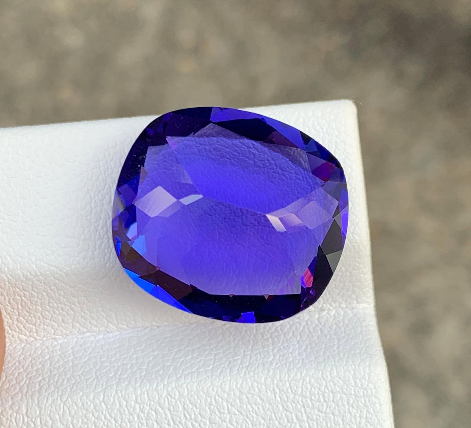 Natural AAA Tanzanite Loose Gemstone Fancy Cushion Shape For Making Jewelry 21.46 CTs (1 of 6)