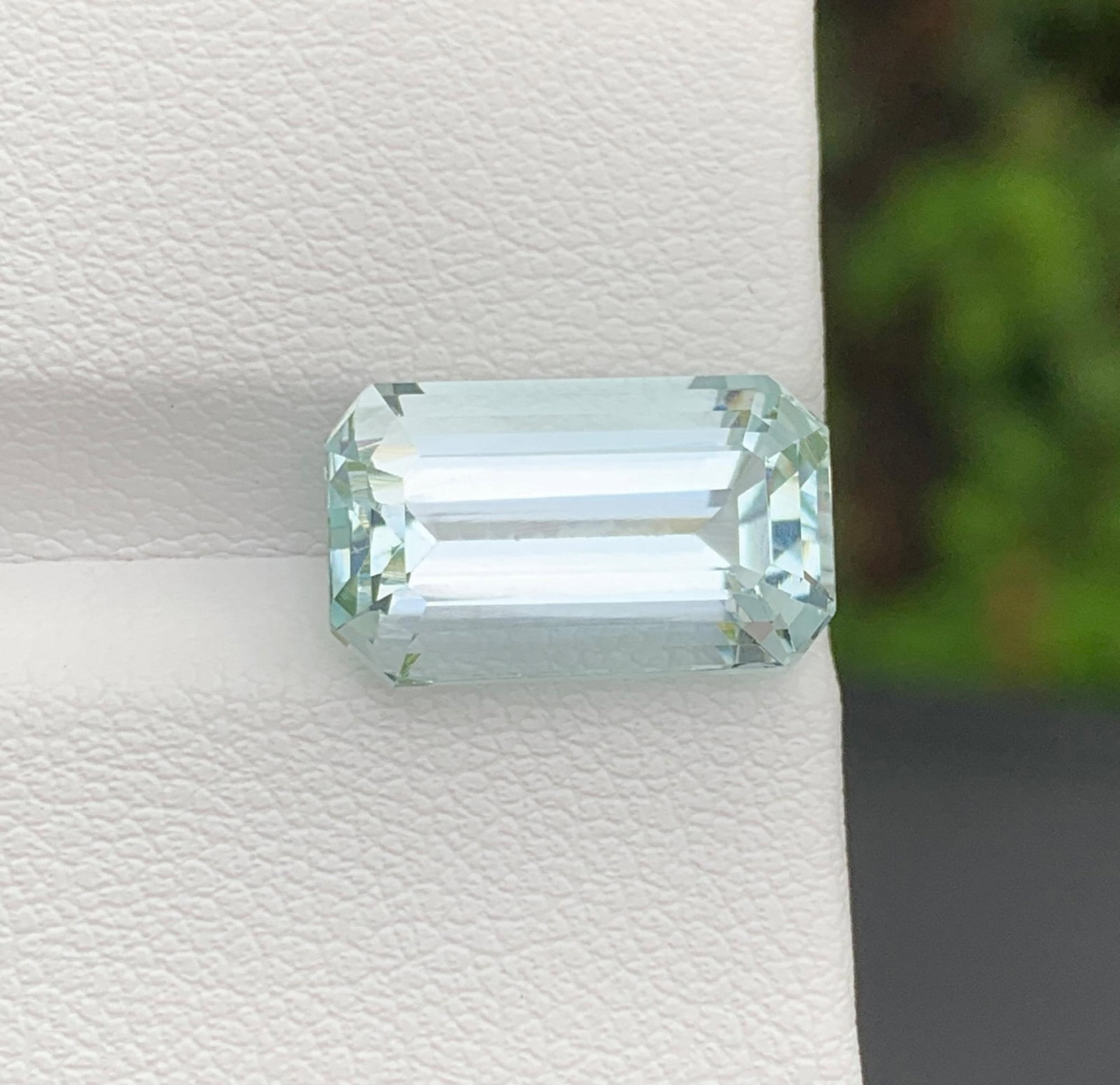 Natural Pakistan Aquamarine Gemstone 5.95 Carat Emerald Cut - Loose Sky Blue Aquamarine for Ring - 3