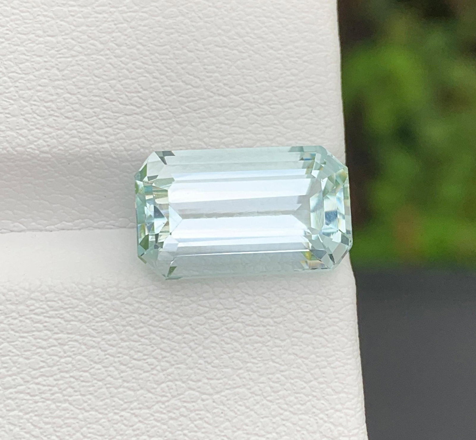 Natural Pakistan Aquamarine Gemstone 5.95 Carat Emerald Cut - Loose Sky Blue Aquamarine for Ring - 5