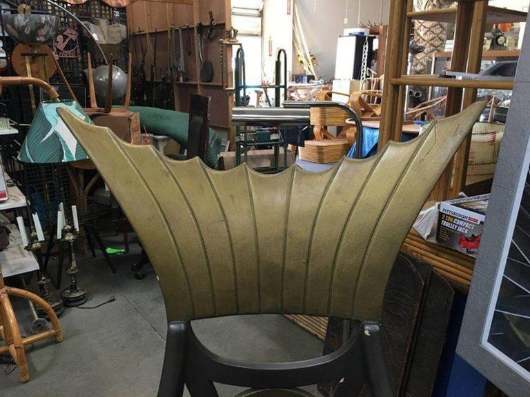 1934 Cleopatra Prop Egyptian Throne Chair Used by Claudette Colbert - 5