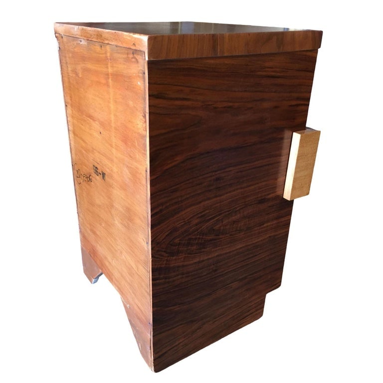 Eliel Saarinen Inspired Streamline Moderne Bedside Side Table - 7