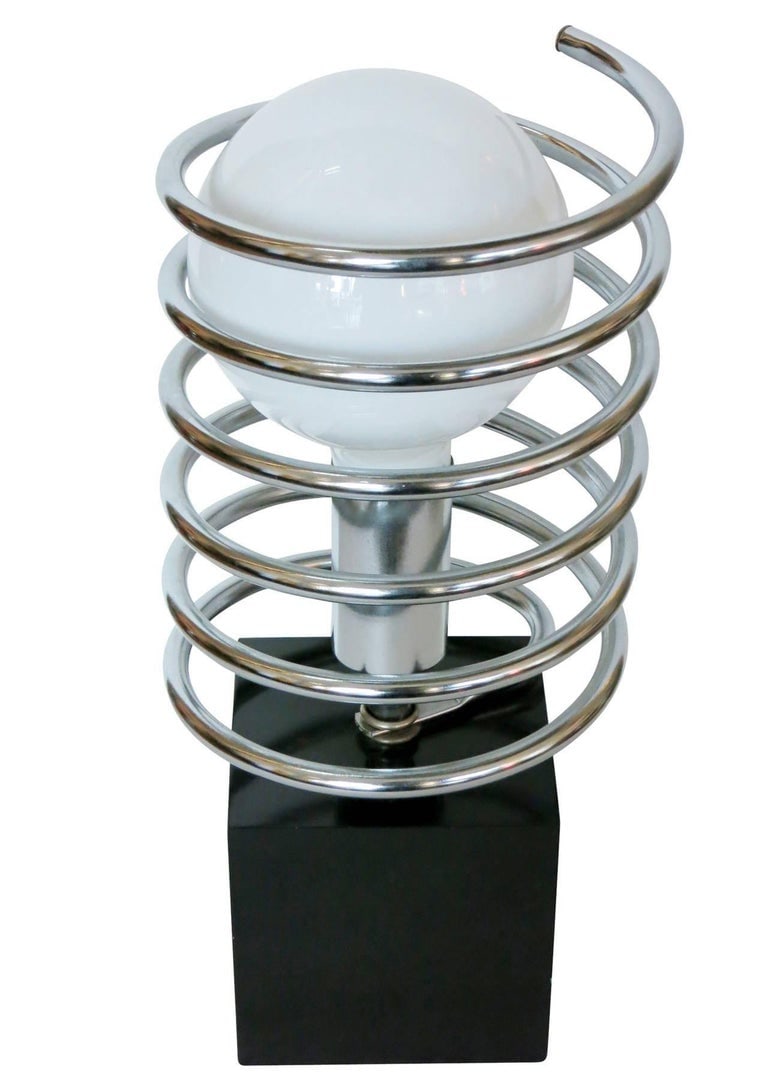 1960s Modernist Spring Table Lamp by Sonneman Lighting Company - 3