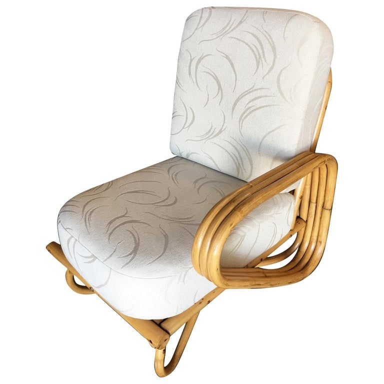 Restored "Triple Triangle" Open Air Pretzel Single Arm Lounge Chair - 2