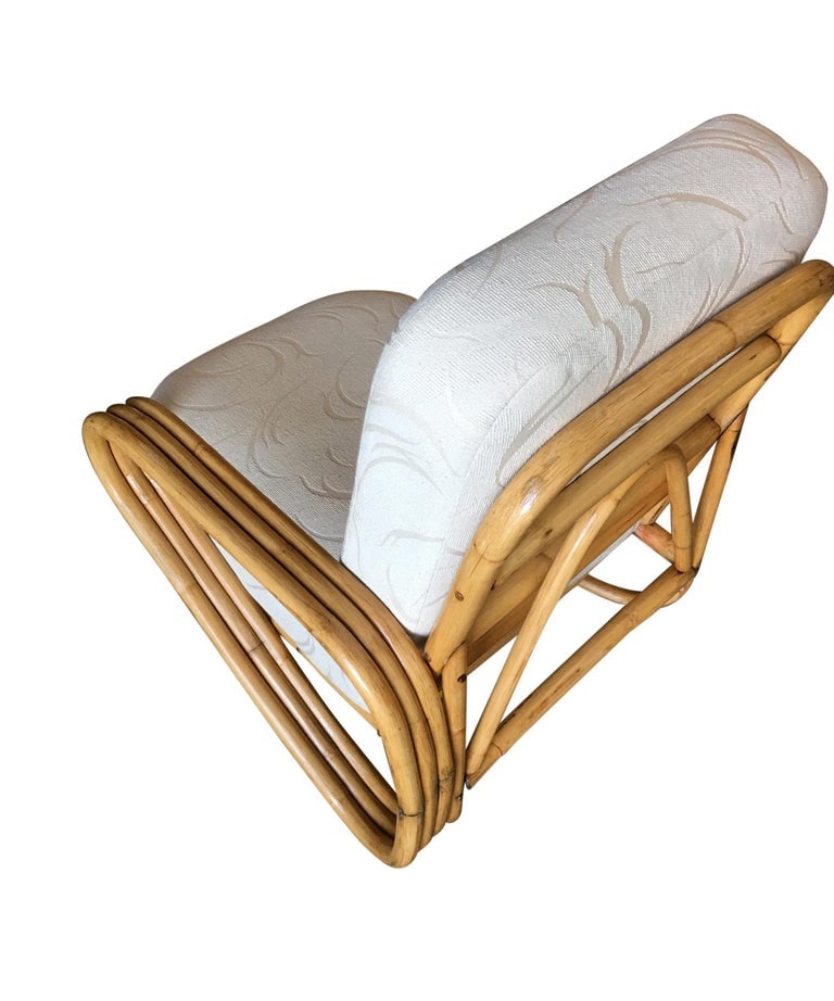 Restored "Triple Triangle" Open Air Pretzel Single Arm Lounge Chair - 6