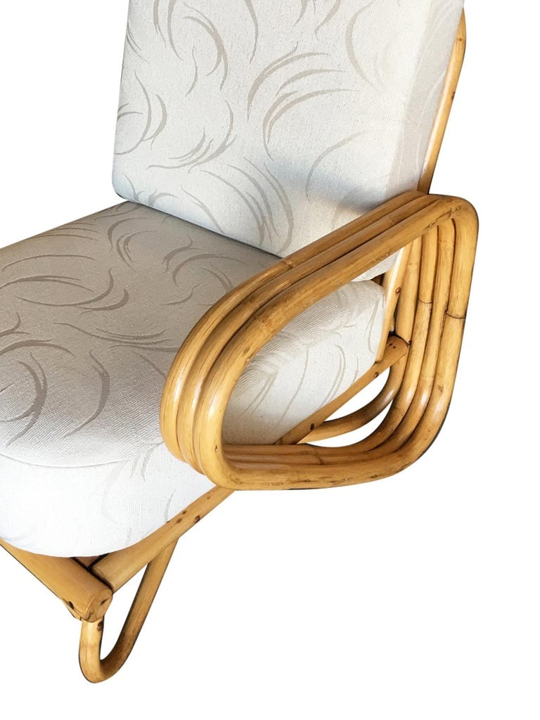 Restored "Triple Triangle" Open Air Pretzel Single Arm Lounge Chair - 7