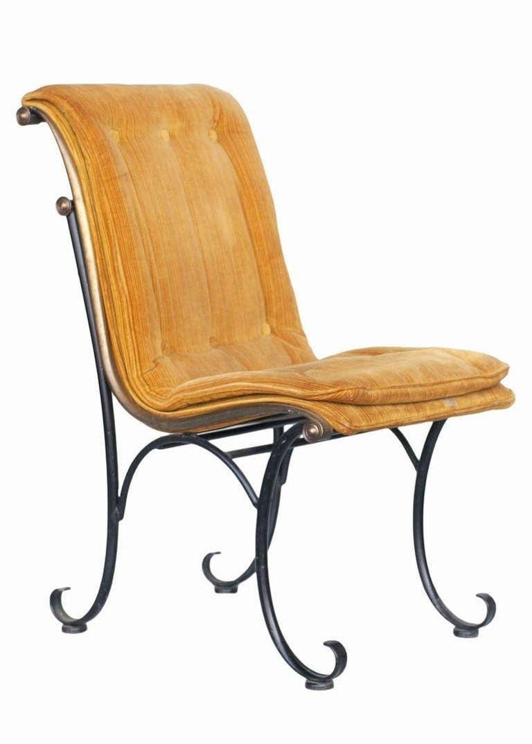 Regency Side Chairs with Bronze Accents by Russel Woodard, Set - 3