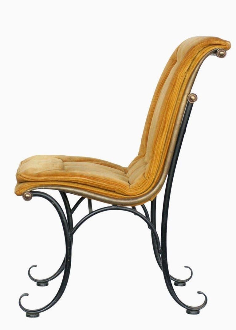 Regency Side Chairs with Bronze Accents by Russel Woodard, Set - 6