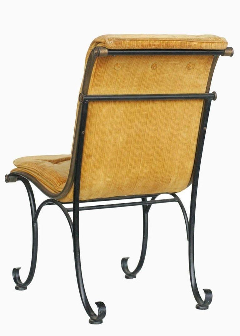 Regency Side Chairs with Bronze Accents by Russel Woodard, Set - 7