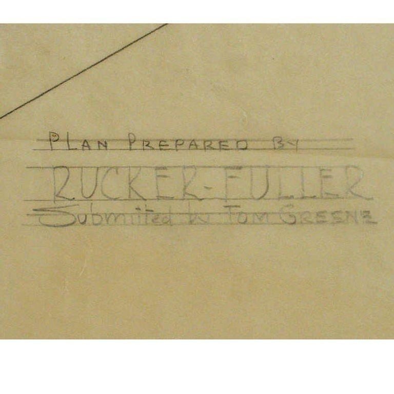 1955 Recreation Room Architectural Rendering by Rucker Fuller - 7