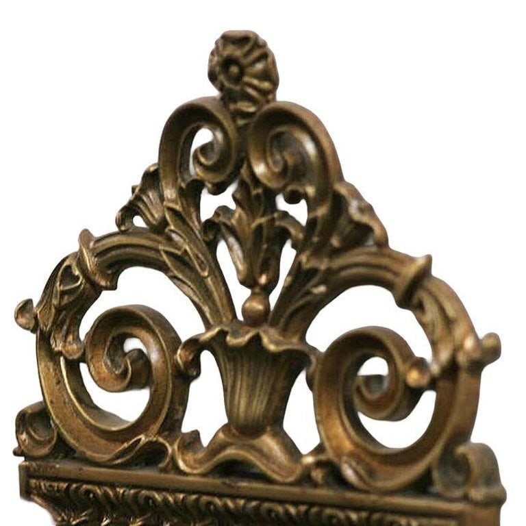 Bronze & Copper Edwardian era Torchiere Electric Wall Sconce, 2 Available - 5