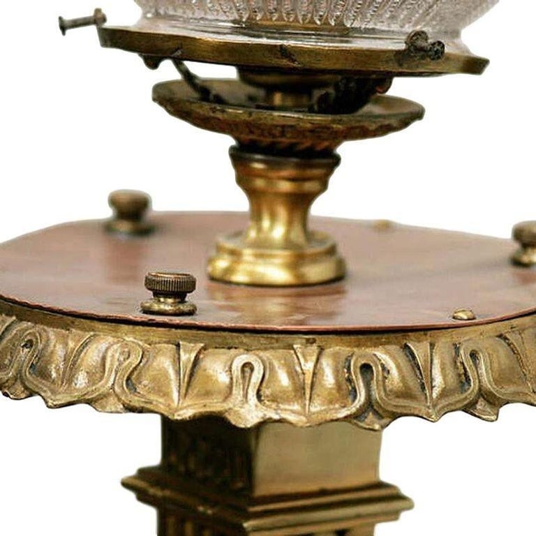 Bronze & Copper Edwardian era Torchiere Electric Wall Sconce, 2 Available - 6