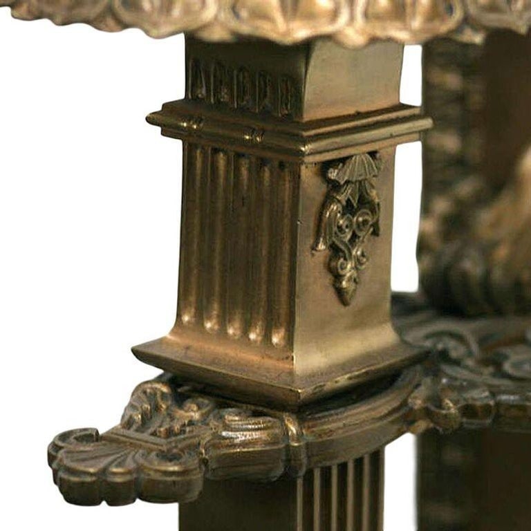 Bronze & Copper Edwardian era Torchiere Electric Wall Sconce, 2 Available - 7