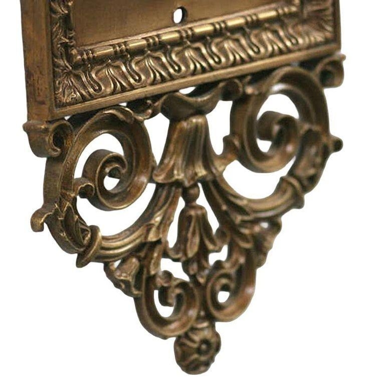 Bronze & Copper Edwardian era Torchiere Electric Wall Sconce, 2 Available - 8