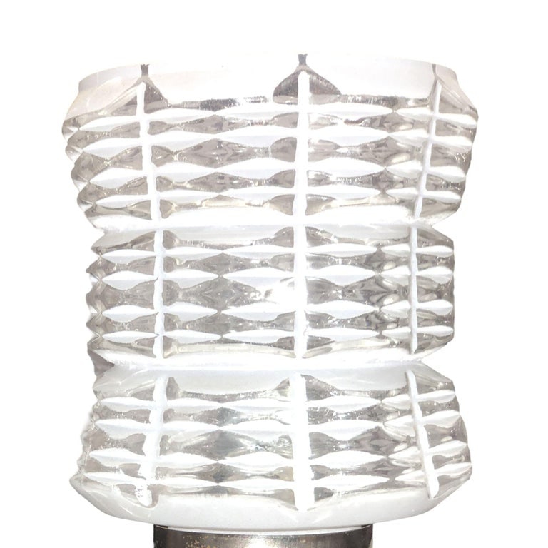 Italian Sputnik Chandelier in Rosewood Chrome with Glass Shades - 12