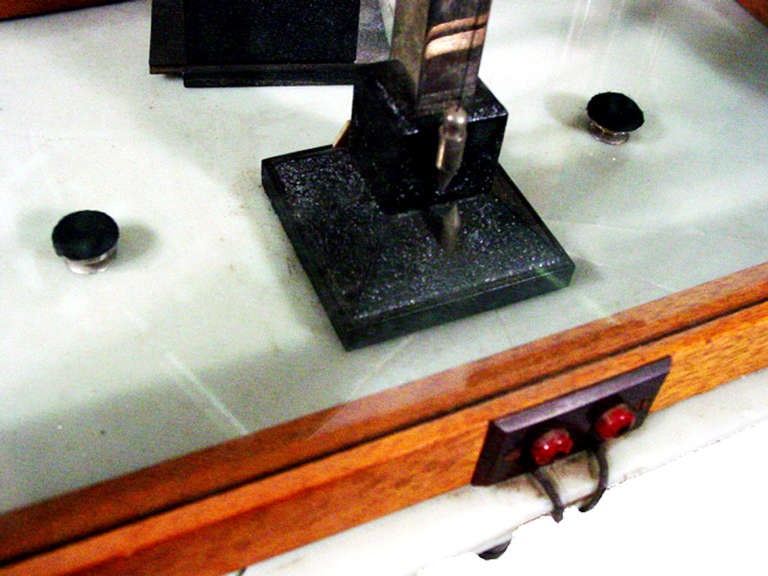 1960 Double-Deck Precision Analytical Balance by Galileo Sartorius in Glass Case - 6