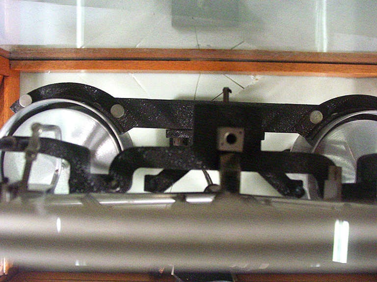 1960 Double-Deck Precision Analytical Balance by Galileo Sartorius in Glass Case - 7