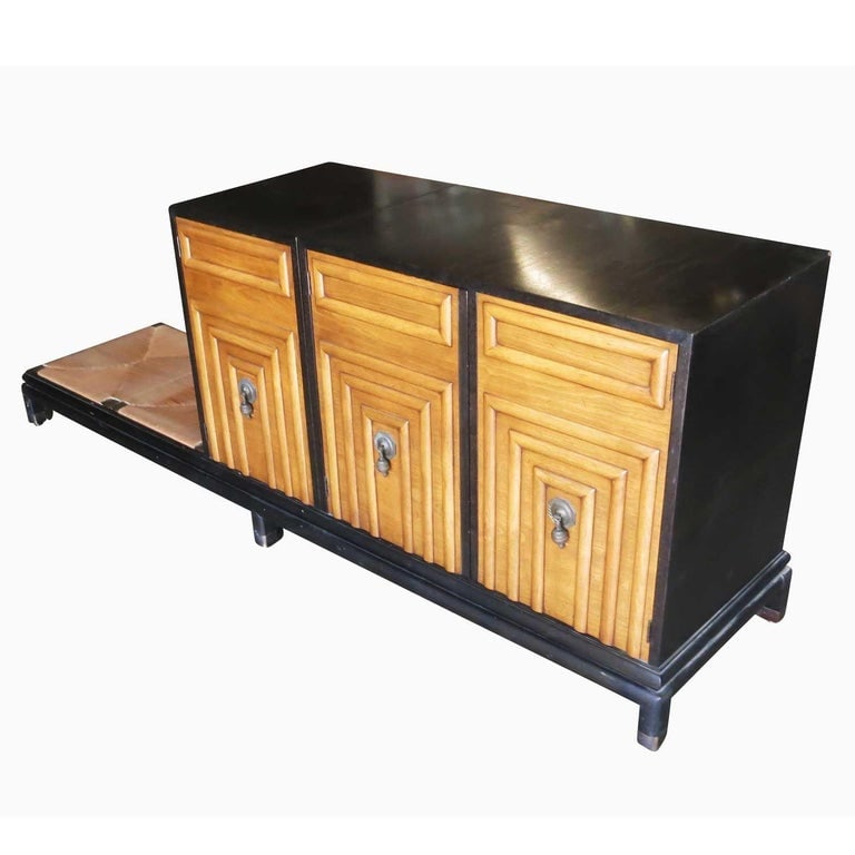 Renzo Rutili Storage Cabinet with Bench for Johnson Furniture - 4