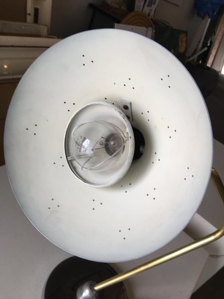 Mid Century Anglepoise Chrome Desk Lamp By Prescolite - 11
