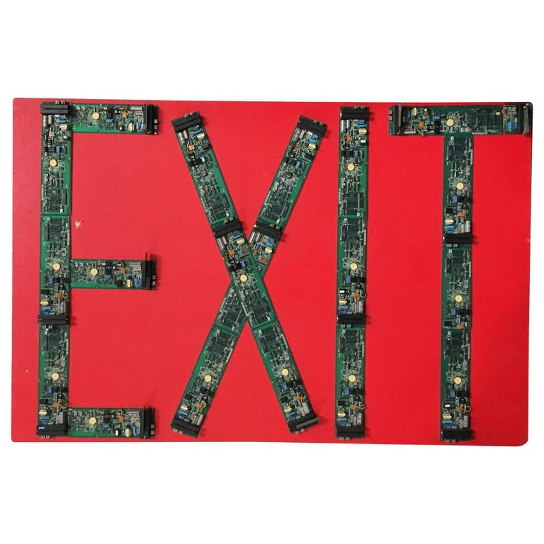 Abstract "Exit with Light" Artography Credit Card Machine Sculpture by Pasqual B (1 of 10)