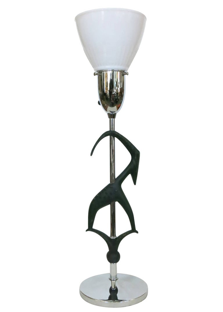 Midcentury Gazelle Table Lamps, Pair by Rembrandt - 3