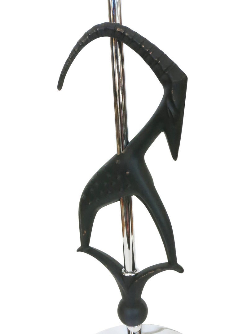 Midcentury Gazelle Table Lamps, Pair by Rembrandt - 5