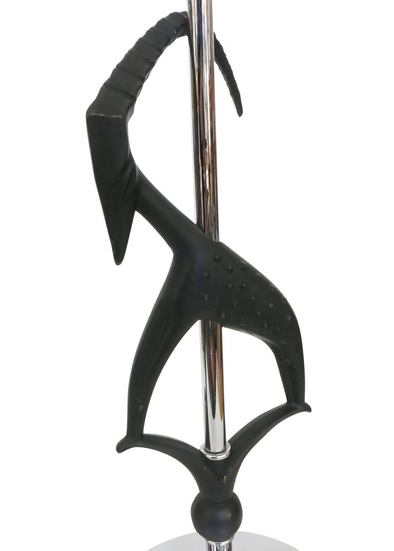 Midcentury Gazelle Table Lamps, Pair by Rembrandt - 6