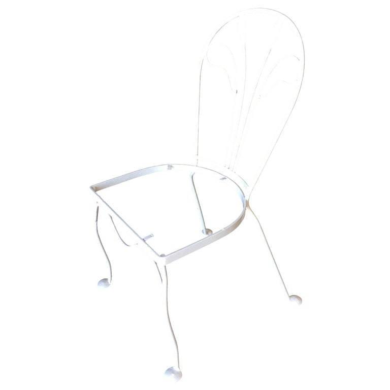 Woodard Tropical Leaf Iron Patio/Outdoor Lounge Chair, Set of Four - 4