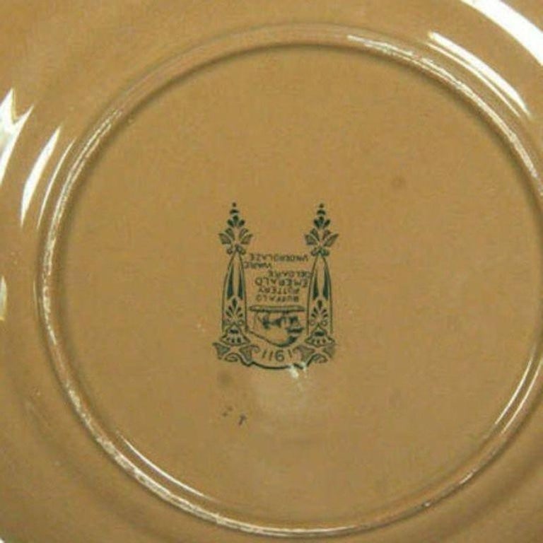 Early 1900s Pottery Buffalo Pottery Deldare "Dr Syntax" Plate - 6