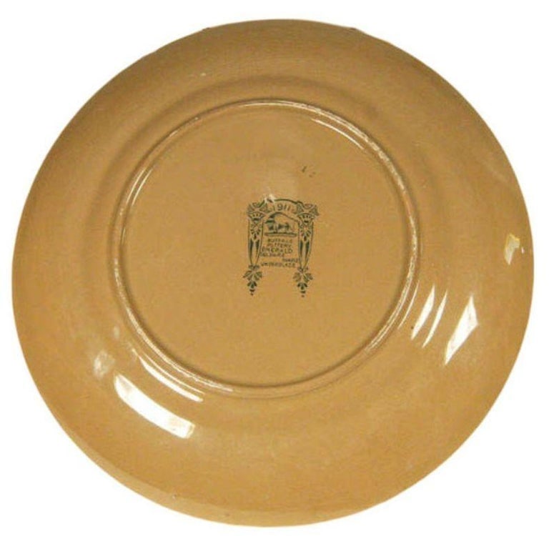 Early 1900s Pottery Buffalo Pottery Deldare "Dr Syntax" Plate - 7