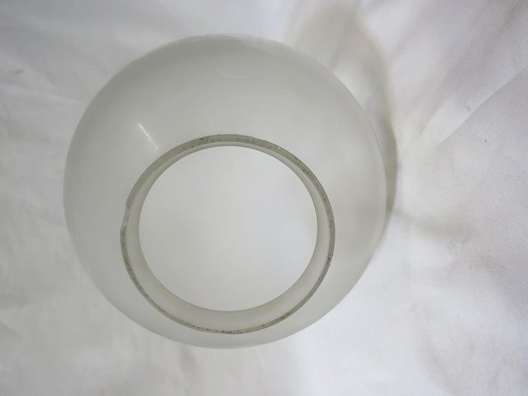 Small Vintage Gumdrop Ceiling Glass Globe Pendant - 5