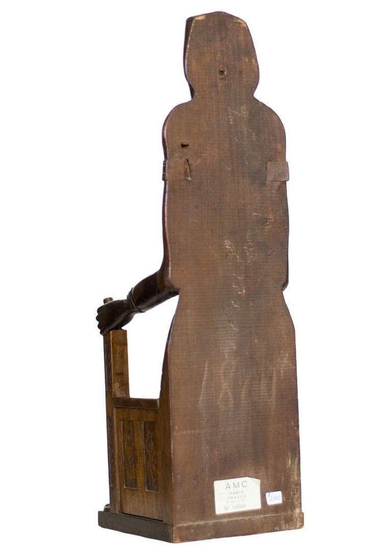 Carved Miniature Egyptian Pharaoh Amenhotep III Throne Jewelry Box - 6